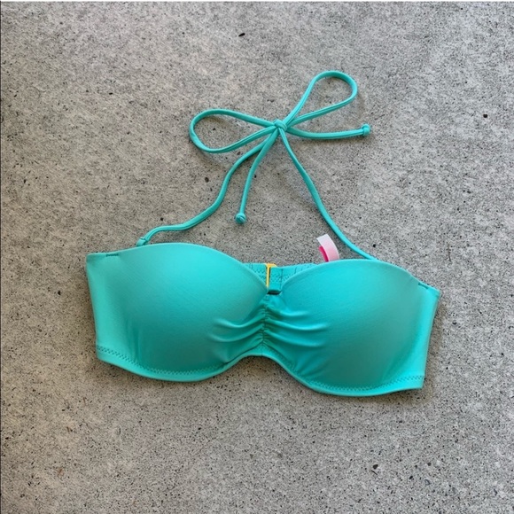 Victoria's Secret Other - Victoria’s Secret Teal Bandeau Swim Top